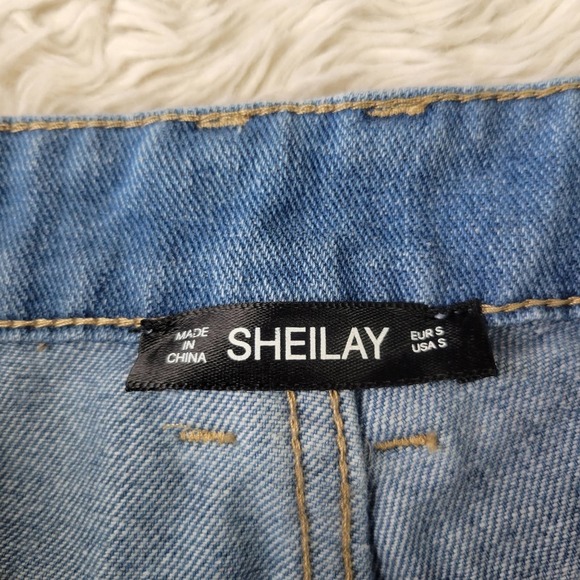 American flag high waisted denim shorts small - Picture 4 of 5